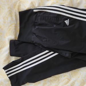 Adidas elastic waist track pants